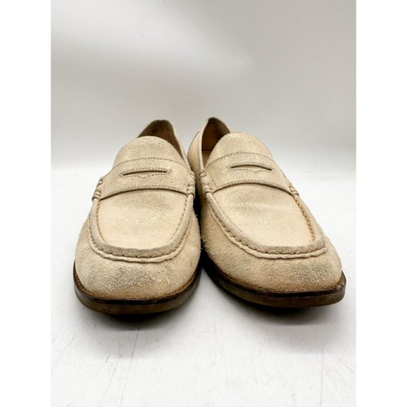 Vionic Waverly Loafers Gold Nubuck Suede Business Casual Metallic Slip On 8.5 - Picture 6 of 11